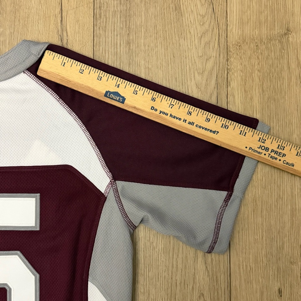 Bulldogs Mississippi State University Adidas Burgundy and White Softball Uniform - Picture 6 of 16